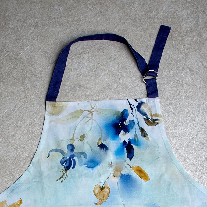 Maison d' Hermine 100% Cotton Apron for women with Pocket Kitchen Chef Apron for Men Cooking Mothers Day Gifts