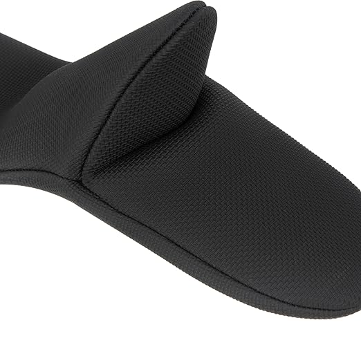 San Jamar UPM17BK Textured Neoprene Ultigrips Oven Mitt with WebGuard, 17" Length, Black