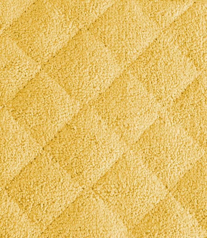 DII Basic Terry Collection Quilted 100% Cotton, Potholder, Yellow, 3 Piece