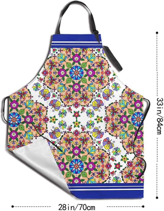Funny Apron Polyester Grooming Aprons with Pocket for Cooking Kitchen Grilling Adults