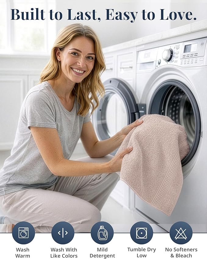 LANE LINEN Bath Hand Towels - Pack of 4 (16"x 28"), 100% Cotton - Soft, Quick Dry & Highly Absorbent, Hand and Face Towels - Bathroom Hand Towel Set, Great for Gym, Salon, Spa & Family Use - Platinum