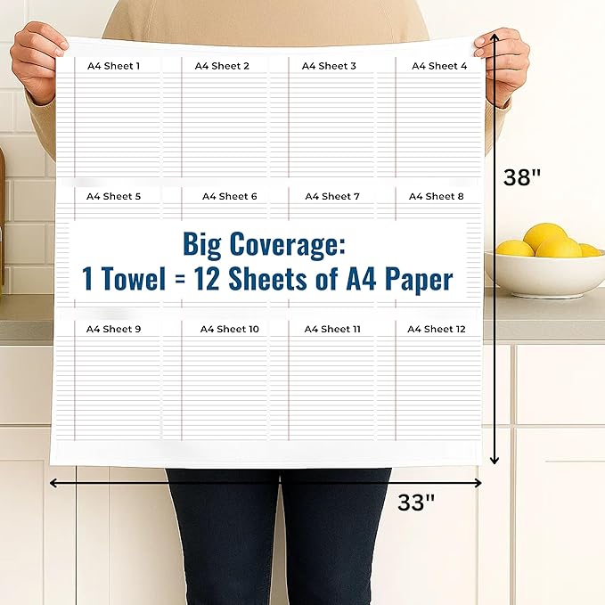 Flour Sack Towels| Tea Towel for Crafts| Kitchen Dish Cotton Blank Towel for Embroidery|Baking Bread Proofing Linen Cover| Thick Absorbent Quick Dry| 7 Pack 33"X38" White