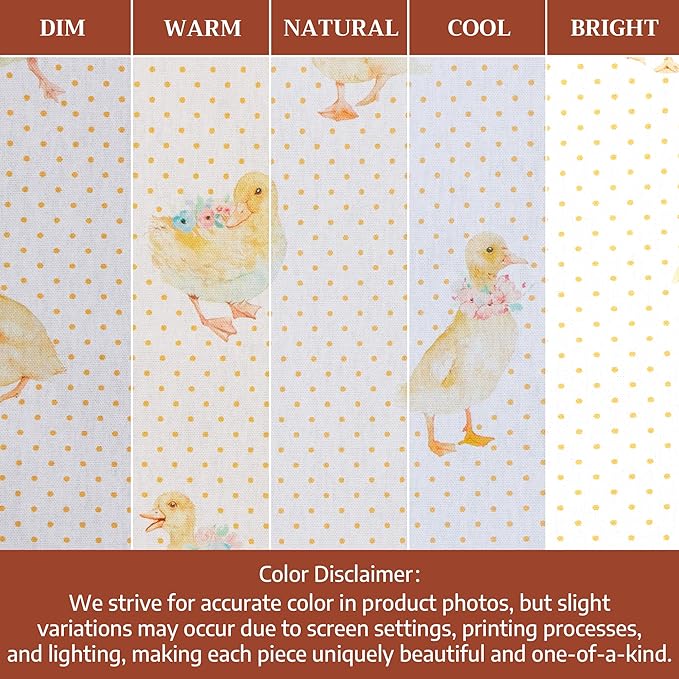 Maison d' Hermine Cloth Napkins Set of 4 100% Cotton Everyday Reusable Square Napkins Cloth Washable Dinner Wedding Restaurant Gifts for Mothers Day Spring/Summer (Ducklings in Spring, 18" x 18")