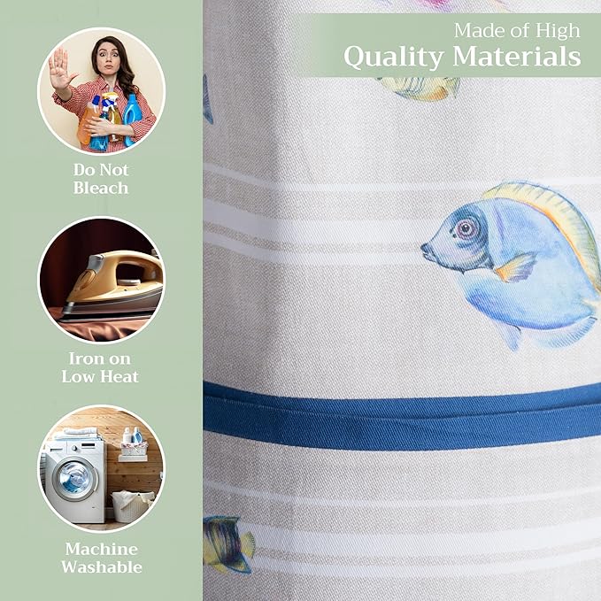 Maison d' Hermine 100% Cotton Apron for women with Pocket Kitchen Chef Apron for Men Cooking Mothers Day Gifts