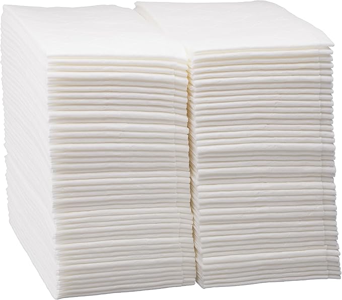 100 Count White Luxury Linen-Feel Paper Towels, Soft And Absorbent Cloth-Like Disposable Napkins For Bathroom, Kitchen, Weddings, Parties, Dinners Or Events – Disposal Hand Towels