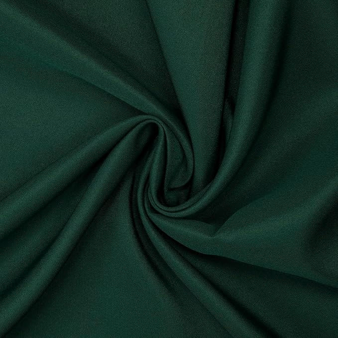 Gee Di Moda Cloth Napkins - 17 x 17 Inch Hunter Green Dinner Napkins - Set of 12 Soft & Absorbent Washable Fabric Cloth Table Napkins with Hemmed Edges for Hotel Restaurant, Holiday Parties & Wedding