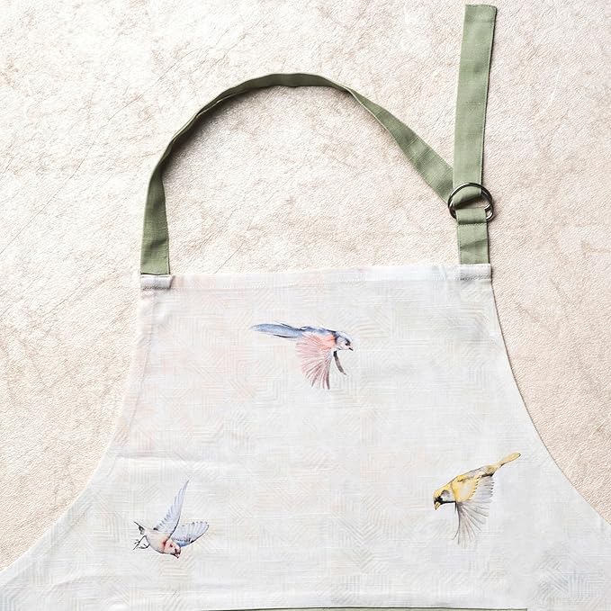 Maison d' Hermine 100% Cotton Apron for women with Pocket Kitchen Chef Apron for Men Cooking Mothers Day Gifts