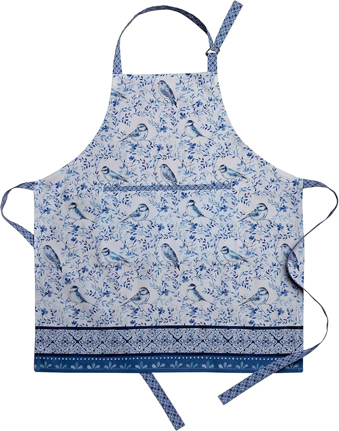 Maison d' Hermine 100% Cotton Apron for women with Pocket Kitchen Chef Apron for Men Cooking Mothers Day Gifts