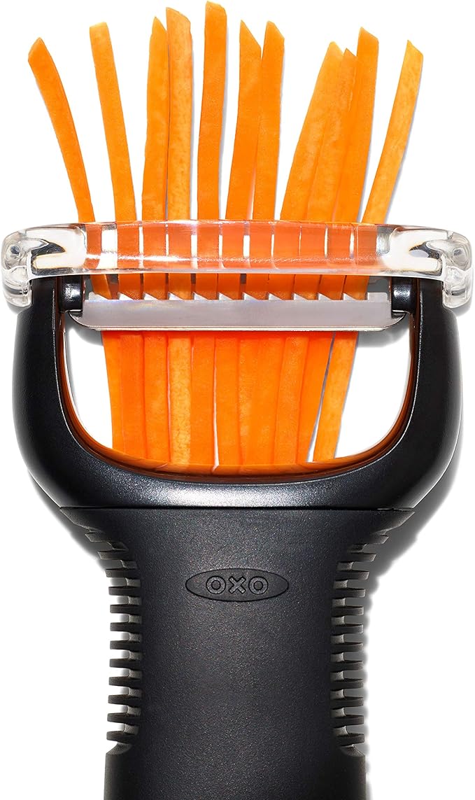 OXO 0719812003665 Good Grips Julienne Peeler, one Size, Multi (Pack of 2)