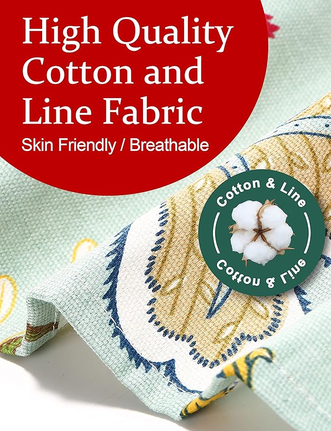 Big Plus Size Aprons for Women with Pockets Cotton Linen Baking Kitchen Cooking