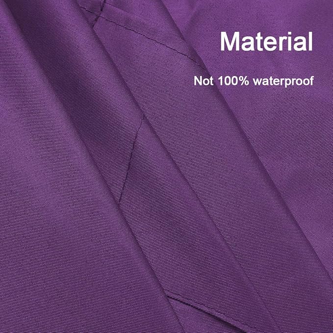 Plain Purple Color Bib Aprons Bulk Adult for Women Men Unisex Chef Apron with 2 Pockets for Cooking Baking Kitchen Restaurant Crafting (Purple,6pcs-size24 X28)