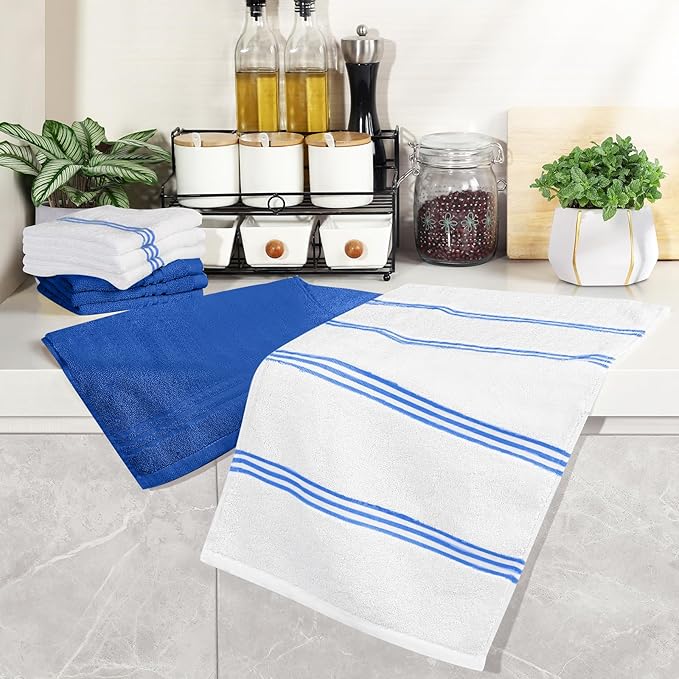 Silicone Oven Mitts Pot Holder Kitchen-Towels100% Cotton Dish Towels for Kitchen,Super Soft and Absorbent Kitchen Hand Towels/Tea Towels.Pot Holder,Oven Mitt Heat Resistant,Silicone Grip,Gift Set