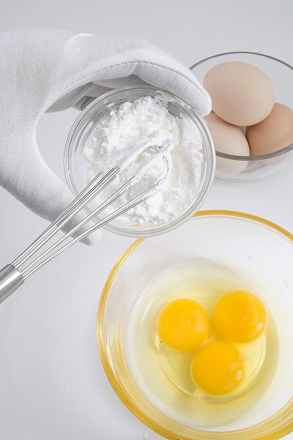 Mini Whisk, Stainless Steel Skinny Small Whisk Egg Beater for Blending, Whisking, Beating, or Stirring