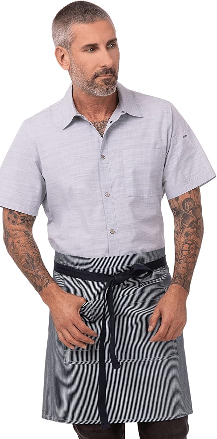 Chef Works Unisex Portland Half Bistro Apron