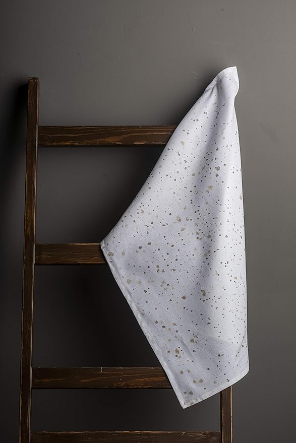 Maison d' Hermine Kitchen Towels Set of 3 100% Cotton 27.50" x 20" Reusable Cloth Dish Towels Absorbent with Hanging Loop for Kitchen Gifts for Mothers Day Spring/Summer (Meadow Florals - Beige)