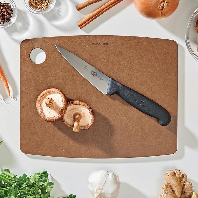 Kitchen Series 11.5" × 9" Cutting Board in Nutmeg