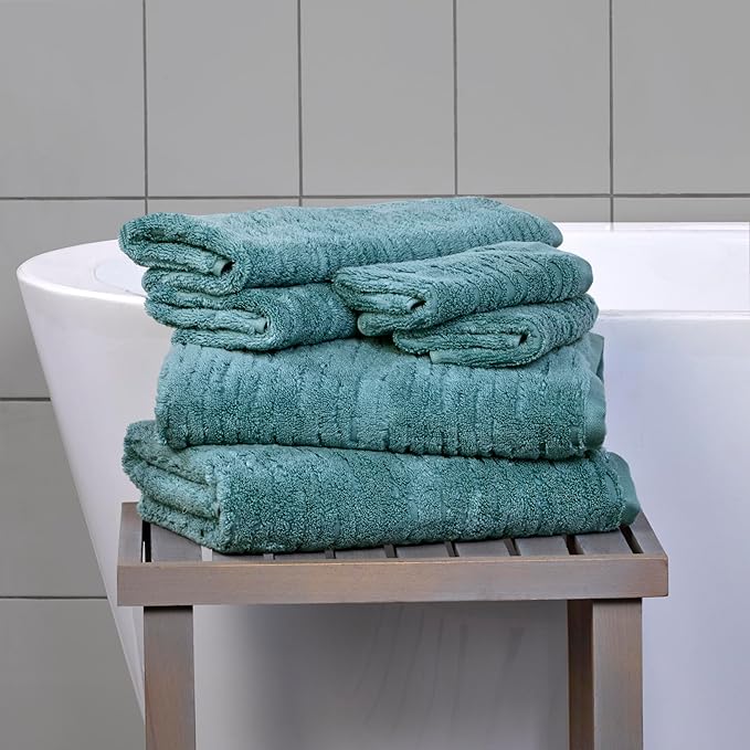 SKL Home CloudSoft Cotton Luxury Bath Towel for Bath & Gift, Teal