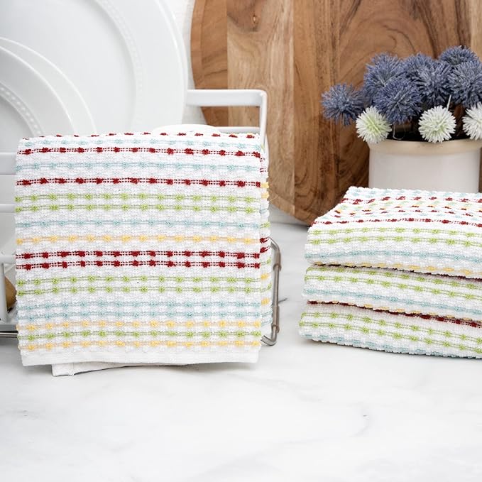 Ritz Pebble Bar Mop, Multicolor, 4 Towel Set