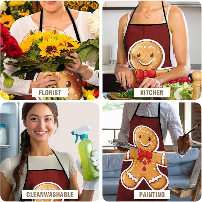 Funny Apron for Men Women Baking Gardening Sewing BBQ Waterproof Cute Gifts