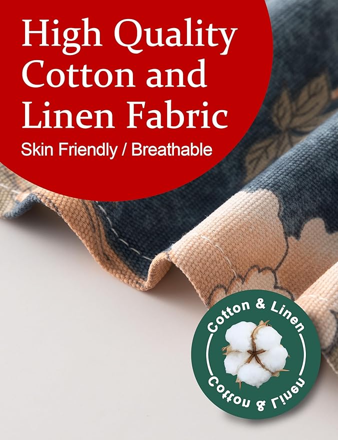 Big Plus Size Aprons for Women with Pockets Cotton Linen Baking Kitchen Cooking