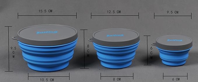 Sailing. Travel Kitchen Tools (Silicone Food Storage)