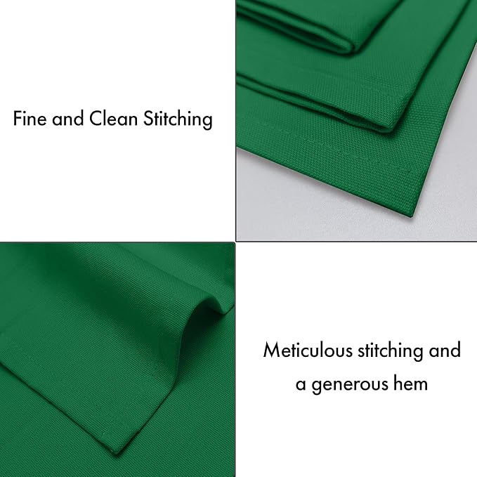 Ruvanti Cloth Napkins Set of 6, 100% Cotton High GSM 18x18 Inches Soft, Washable, Highly Durable & Absorbent, Perfect for Parties, Christmas, Thanksgiving Dinners – Amazon
