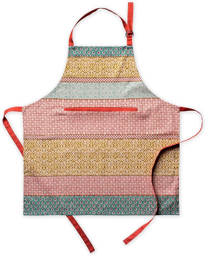 Maison d' Hermine 100% Cotton Apron for women with Pocket Kitchen Chef Apron for Men Cooking Mothers Day Gifts