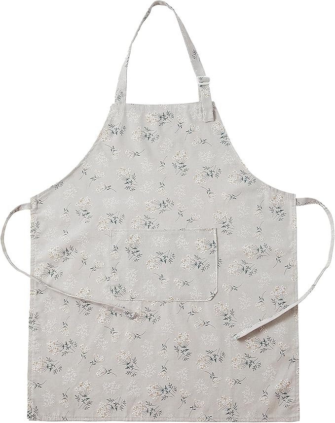 Japanese Kitchen Apron for Women & Men,Adjustable Chef Apron with Pocket,Unisex Apron for Home,BBQ,Garden