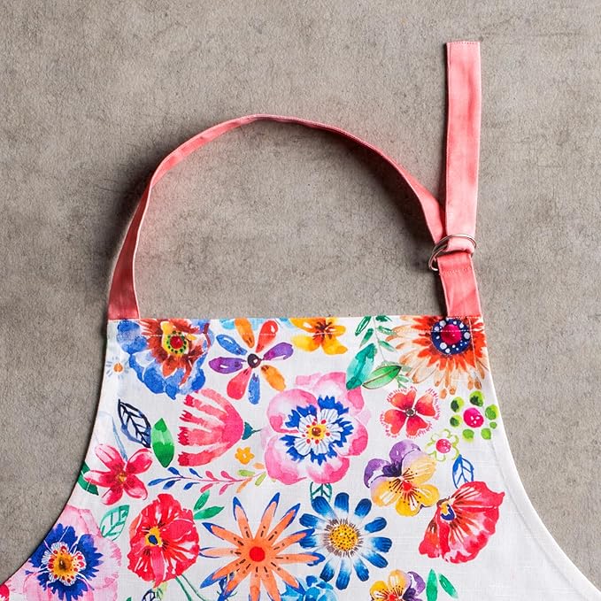 Maison d' Hermine 100% Cotton Apron for women with Pocket Kitchen Chef Apron for Men Cooking Mothers Day Gifts