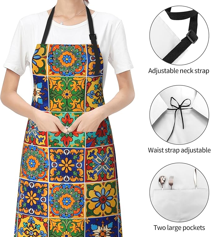 Funny Apron Polyester Grooming Aprons with Pocket for Cooking Kitchen Grilling Adults