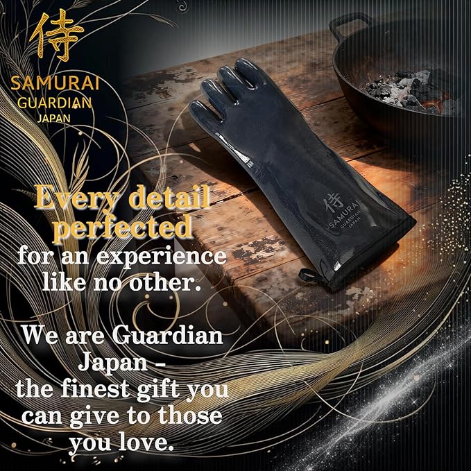 Premium Liquid Silicone Oven Gloves – Food Grade, Heat Resistant Gloves for Cooking, Grilling, Baking, and BBQ | Designed in Japan