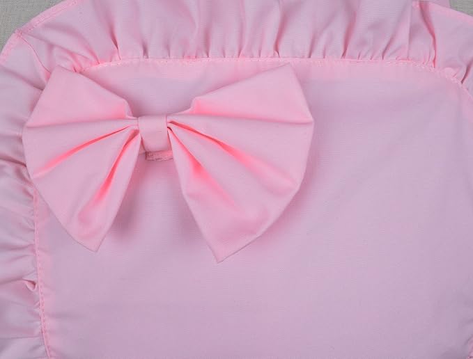 Love Potato Cute Girls Bowknot Lady's Kitchen Restaurant Women's Cake Apron Fashion Funny Aprons for Christmas Gift (Pink)