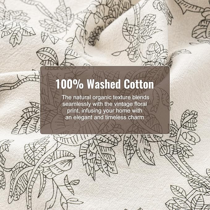 100% Cotton French Pastoral Kitchen Towels Set of 2, Decorative Flour Sack Tea Towels with Hanging Loop 18x25 Inch Absorbent Dish Cloths Farmhouse Home Decor, Green