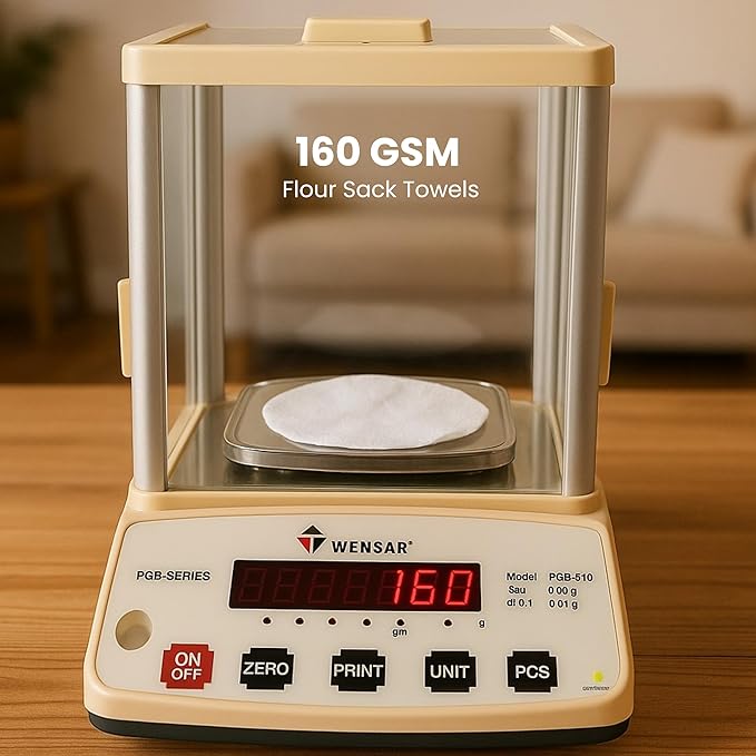 Flour Sack Towels | Tea Towel for Crafts| Kitchen Dish Cotton Blank Towel for Embroidery| Baking Bread Proofing Linen Cover| Super Absorbent Quick Dry| 12 Pack 18"x 28" White