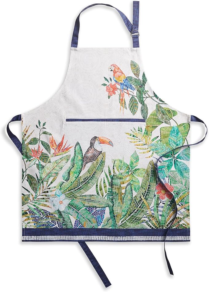 Maison d' Hermine 100% Cotton Apron for women with Pocket Kitchen Chef Apron for Men Cooking Mothers Day Gifts