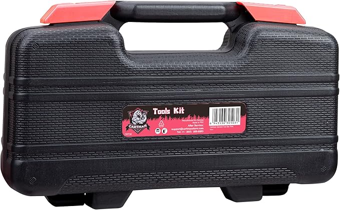 Cartman 39Piece Tool Set General Household Hand Tool Kit with Plastic Toolbox Storage Case Pink
