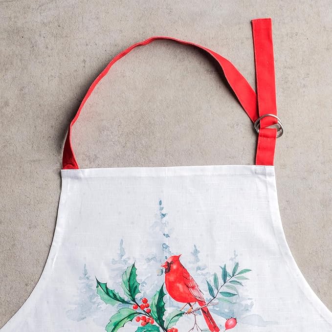 Maison d' Hermine 100% Cotton Apron for women with Pocket Kitchen Chef Apron for Men Cooking Mothers Day Gifts