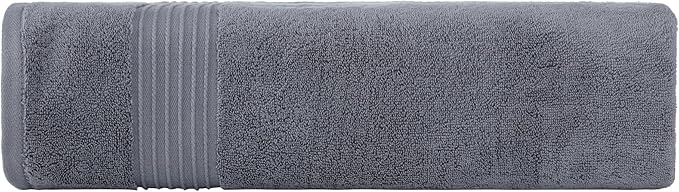 Milara Turkish Cotton Bath Sheet 35 x 70 Inches – Luxury Extra Large, Ultra Soft & Highly Absorbent Oversized Bath Towel, Premium Hotel Quality, Anthracite Dark Gray