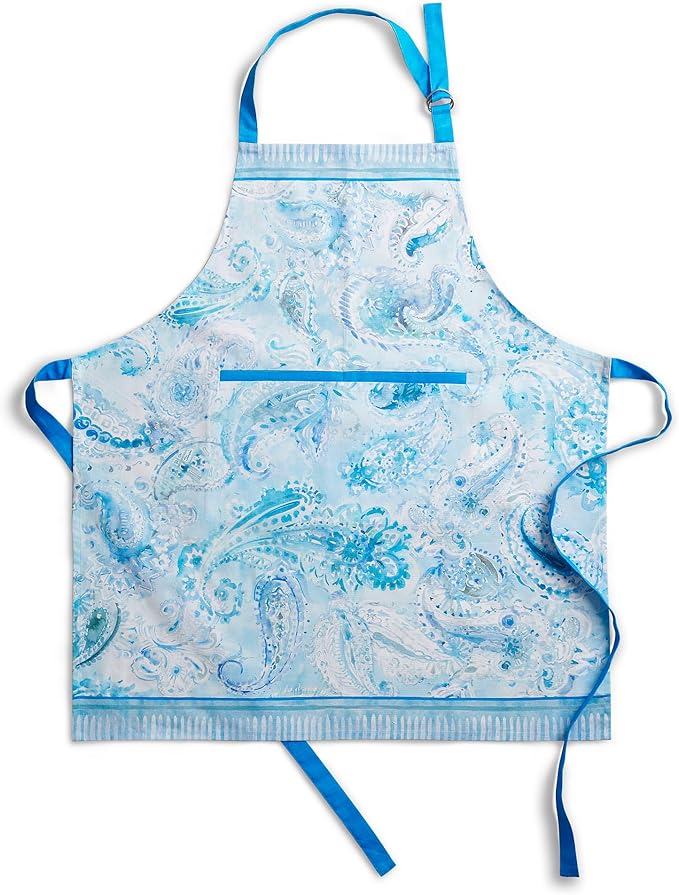 Maison d' Hermine 100% Cotton Apron for women with Pocket Kitchen Chef Apron for Men Cooking Mothers Day Gifts