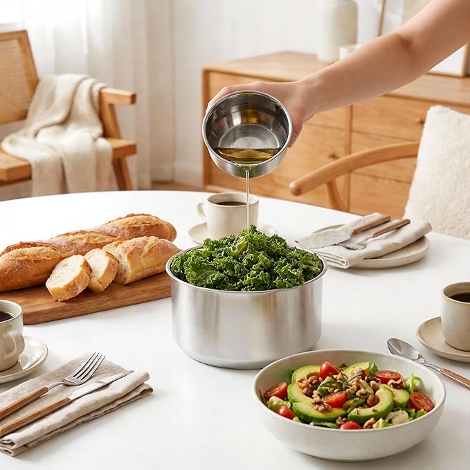 Urban Green Stainless Steel Food Containers with Glass Lid, Airtight Leakproof Stainless Steel Storage Containers in set of 4, Round Shape, Microwave Safe, 100% Plastic Free
