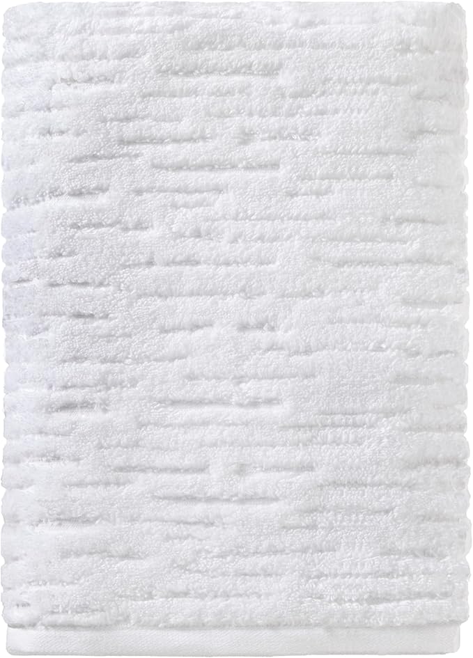 SKL Home CloudSoft Cotton Luxury Bath Towel, White