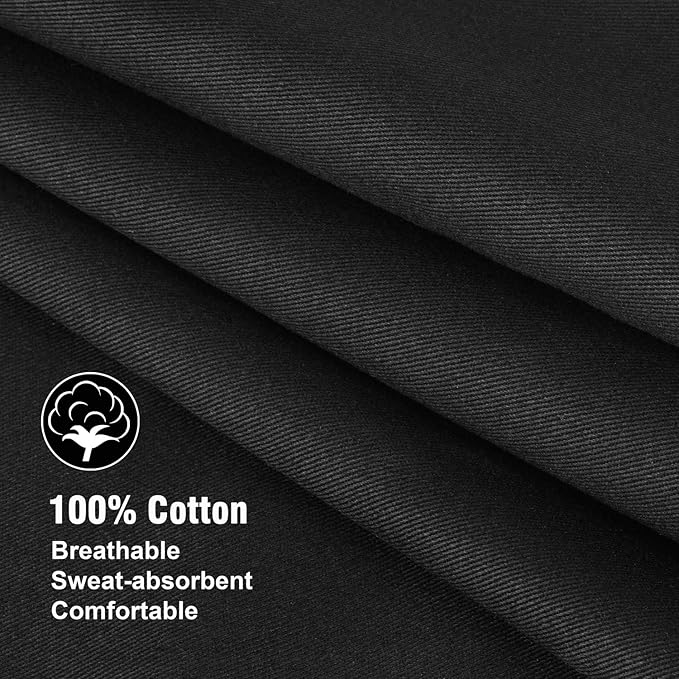 Xornis 100% Cotton Funny Apron for Men Women Adjustable Bib Aprons with 2 Pockets Grill Kitchen Cooking BBQ One Size Fits All
