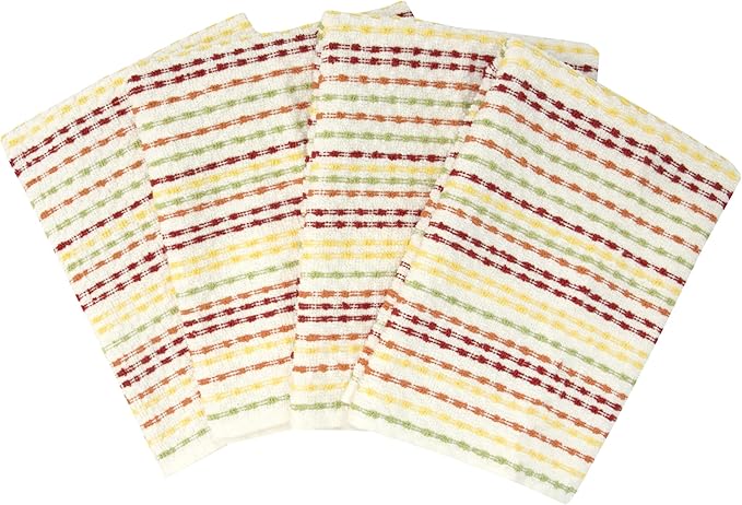 Ritz Pebble Bar Mop, Fall Color, 4 Towel Set