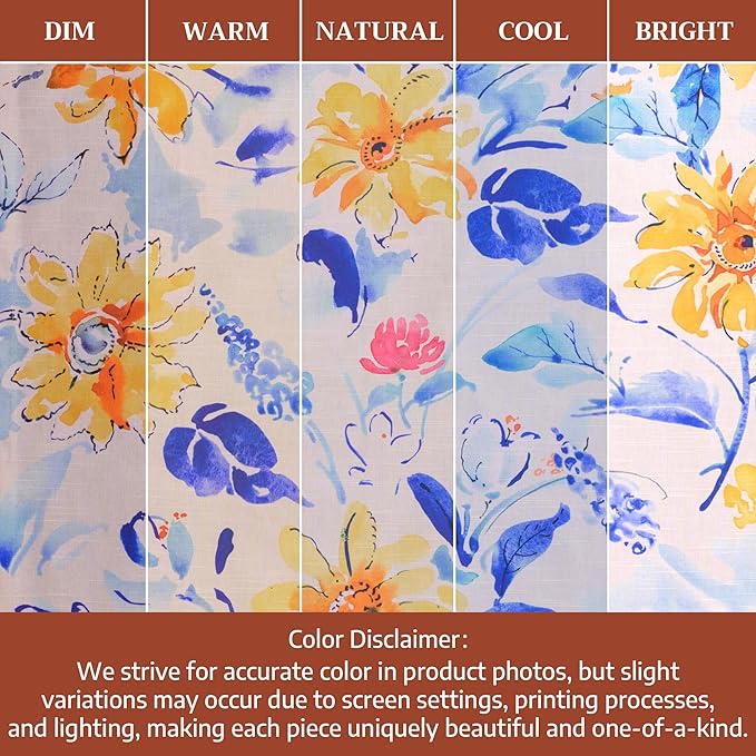 Maison d' Hermine Kitchen Towels Set of 3 100% Cotton 27.50" x 20" Reusable Cloth Tea Dish Towels Absorbent with Hanging Loop for Kitchen Gifts for Mothers Day Spring/Summer (Girassol)