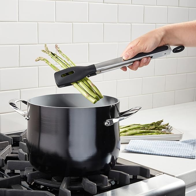 Cuisinart 12" Squared Head Silicone Tongs