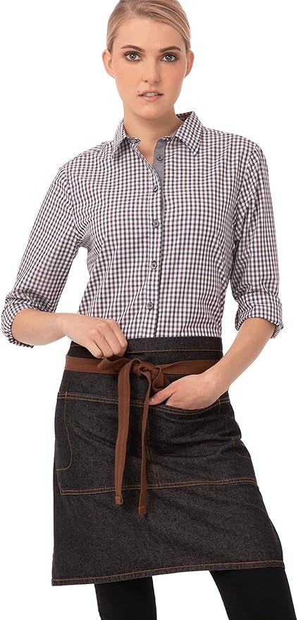 Chef Works Unisex Memphis Half Bistro Apron