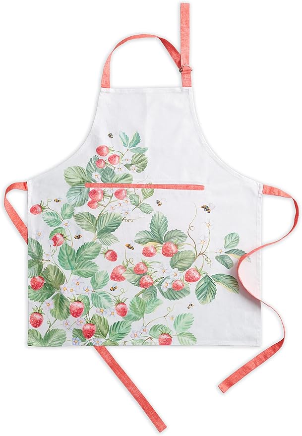 Maison d' Hermine 100% Cotton Apron for women with Pocket Kitchen Chef Apron for Men Cooking Mothers Day Gifts
