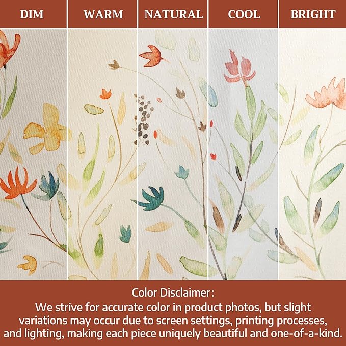 Maison d' Hermine Placemats Set of 4 100% Cotton Washable Cloth Place Mats Reusable Table Mats for Kitchen Dining Party Wedding Gifts for Mothers Day Spring/Summer (Colmar, 13" x 19")