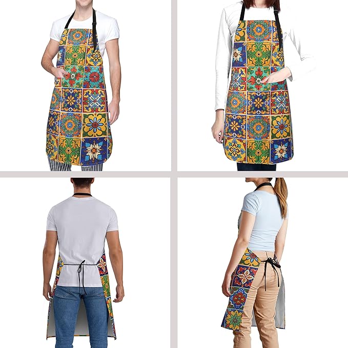 Funny Apron Polyester Grooming Aprons with Pocket for Cooking Kitchen Grilling Adults