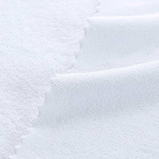 Arkwright Smart Rags Microfiber Cleaning Cloths, Pack of 50 in a Box, Lint Free 215 GSM Reusable Towels for Auto, Office and Household Cleaning, 16 x 16 in, White